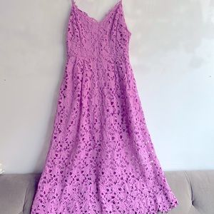 Astr the Label Lace A Line Midi Dress